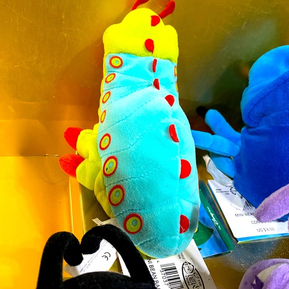 DISNEY EXCLUSIVE NWT VTG 90s BUGS LIFE BEAN BAG PLUSH SET (5) ADORABLE - Picture 12 of 15